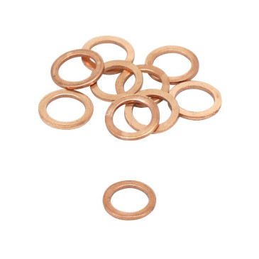 RONDELLE/JOINT DE VIDANGE ARTEIN COPPER WASHERS CUIVRE PLAT DIAM 8 x 12 x 1,00 mm (BLISTER 10 PIECES) -PRO SERIES- 8434579068574