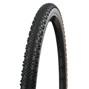 PNEU GRAVEL 700 X 40 SCHWALBE G-ONE BITE RACE GUARD NOIR FLANC MARRON TUBELESS READY TS (40-622) COMPATIBLE VAE 4026495902021