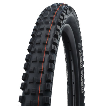 TYRE FOR MTB (GRAVITY) 29 X 2.60 SCHWALBE MAGIC MARY EVO ADDIX SUPER GRAVITY SOFT BLACK-FOLDABLE-TUBELESS/TUBETYPE (65-622)- COMPATIBLE EBIKE 4026495881210