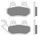 BRAKE PADS NEWFREN FOR SYM 125 SYMPHONY 2009> Front 125 FIDDLE III 2014>2016 Front PEUGEOT 50-125-150 TWEET 2010> Front 125-200 LXR 2010> Front (FD0219SE) (SCOOTER ELITE SINTERED) 8025832414452