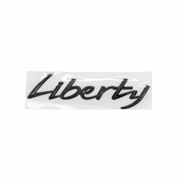 AUTOCOLLANT/STICKER/DECOR "LIBERTY" NOIR ORIGINE PIAGGIO 50-125 LIBERTY IGET 2015> -2H004052-