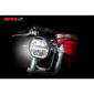 PHARE/OPTIQUE MOTO KOSO THUNDERBOLT II DIAM 170 mm PROFONDEUR 86 mm A LED NOIR (HOMOLOGUE CE) 4260303011240