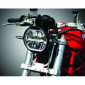 PHARE/OPTIQUE MOTO KOSO THUNDERBOLT II DIAM 170 mm PROFONDEUR 86 mm A LED NOIR (HOMOLOGUE CE) 4260303011240