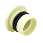 BOUCHON D'ESSENCE CYCLO ADAPTABLE MBK/MOTOBECANE 88, 89, 881 DIAM 40mm A POUSSER CREME -SELECTION P2R- 3701213436682