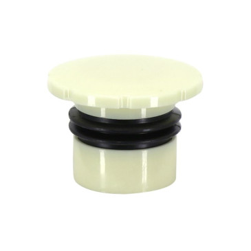 BOUCHON D'ESSENCE CYCLO ADAPTABLE MBK/MOTOBECANE 88, 89, 881 DIAM 40mm A POUSSER CREME -SELECTION P2R- 3701213436682