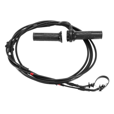 CABLE/COMMANDE/TRANSMISSION DE GAZ+MANCHON/POIGNEE ORIGINE PIAGGIO 50 LIBERTY IGET 2021> VERSION SPORT -CM087739-