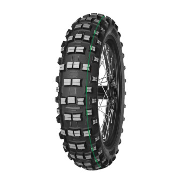 TYRE FOR MOTORBIKE 18'' 140/80-18 MITAS CROSS TERRA FORCE-EF REAR TT 70R (Green strip - SUPER LIGHT) 3831126107062