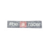 AUTOCOLLANT/STICKER/DECOR GARDE BOUE AVANT "BE A RACER" ORIGINE APRILIA COMMUN A LA GAMME -2H003453-