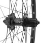 ROUE VTT 24" KARGO / VAE / E-BIKE ARRIERE DISQUE DOUBLE PAROI AVEC OEILLETS MOYEU SHIMANO M475 CASSETTE 11/10/9V. DISQUE 6 TROUS NOIR BLOCAGE (RENFORCE) JANTE 25C 32 RAYONS GALVANISE NOIR 3660429790257