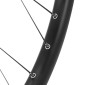 ROUE VTT 24" KARGO / VAE / E-BIKE ARRIERE DISQUE DOUBLE PAROI AVEC OEILLETS MOYEU SHIMANO M475 CASSETTE 11/10/9V. DISQUE 6 TROUS NOIR BLOCAGE (RENFORCE) JANTE 25C 32 RAYONS GALVANISE NOIR 3660429790257