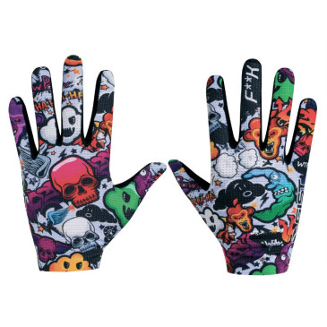 GANTS VELO VTT LONG GIST FASTER DECO COVERING MONSTRES M (PAIRE SUR CARTE) -5551 8013271336305