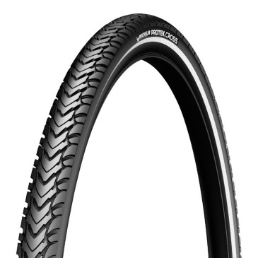 PNEU VTC CROSS 700 X 42 MICHELIN PROTEK CROSS NOIR TR (42-622) FLANC REFLEX 3528707450029