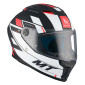 CASQUE INTEGRAL MT STINGER 2 ZIVZE B5 NOIR/BLANC/ROUGE MAT M (ECE 22.06) 8434639199811