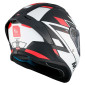 CASQUE INTEGRAL MT STINGER 2 ZIVZE B5 NOIR/BLANC/ROUGE MAT M (ECE 22.06) 8434639199811