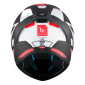 CASQUE INTEGRAL MT STINGER 2 ZIVZE B5 NOIR/BLANC/ROUGE MAT M (ECE 22.06) 8434639199811