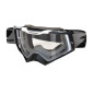 MASQUE/LUNETTES CROSS PROGRIP 3309 TR RAPID GRIS/NOIR/BLANC ECRAN TRANSPARENT LIGHT SENSITIVE ANTI-RAYURES/ANTI U.V./ANTI-BUEE (HOMOLOGUE CE-EN-N° AC-96025 REV.2) 0801766029065