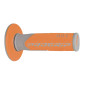 REVETEMENT POIGNEE PROGRIP MOTO OFF ROAD 801 DOUBLE DENSITE BASE GRIS/ORANGE CLOSED END 115mm (CROSS/MX) (PAIRE) 0801766035592