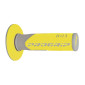 REVETEMENT POIGNEE PROGRIP MOTO OFF ROAD 801 DOUBLE DENSITE BASE GRIS/JAUNE CLOSED END 115mm (CROSS/MX) (PAIRE) 0801766035585