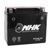 BATTERIE 12V 18 Ah NTX20L-BS NHK MF SANS ENTRETIEN LIVREE AVEC PACK ACIDE (Lg175xL87xH156mm) (QUALITE PREMIUM - EQUIVALENT YTX20L-BS) 3700948076521