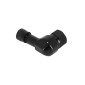 VALVE DE PNEU MOTO COUDE ALU NOIR (DIAM 8,3 mm) (VENDU A L'UNITE) -AVOC- 3701213437078