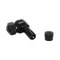 VALVE DE PNEU MOTO COUDE ALU NOIR (DIAM 8,3 mm) (VENDU A L'UNITE) -AVOC- 3701213437078