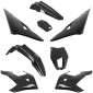 FAIRINGS/BODY PARTS FOR RIEJU 50 MRT 2022>, MRT ENDURO 2022>, MRT PRO 2022>, MRT SM 2022> GLOSS BLACK (8 PARTS KIT) -P2R- 3700948267295