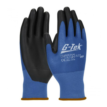 WORKSHOP GLOVES - TACTILE NYLON/ELASTHANNE RED/BLACK-CEE APROVED - EURO 9 (PAIR) 3701213426508