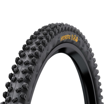 PNEU VTT GRAVITY 27.5 X 2.40 CONTINENTAL HYDROTAL DOWNHILL SUPER SOFT FRONT/AVANT NOIR TUBELESS READY TS (60-584) (650B) TERRAINS BOUEUX COMPATIBLE VAE 4019238067880