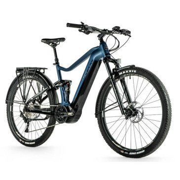 VELO ELECTRIQUE/VAE VTC 29 LEADER FOX AXEN 2023 TOUT SUSPENDU HOMME BLEU MAT 10V MOTEUR CENTRAL PANASONIC GX ULTIMATE 36V 90Nm BATTERIE 20Ah (CADRE 21,5'' - H55cm - XL - POUR ADULTE DE 185cm à plus) 8592826035325