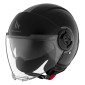 HELMET-OPEN FACE MT VIALE SV DUAL SCREEN- SOLID- GLOSS BLACK XXS (ECE 22.06) 8434639172227