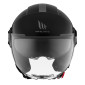 HELMET-OPEN FACE MT VIALE SV DUAL SCREEN- SOLID- GLOSS BLACK XXS (ECE 22.06) 8434639172227