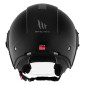 HELMET-OPEN FACE MT VIALE SV DUAL SCREEN- SOLID- GLOSS BLACK XXS (ECE 22.06) 8434639172227