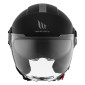 HELMET-OPEN FACE MT VIALE SV DUAL SCREEN- SOLID-MATT BLACK XS (ECE 22.06) 8434639172111