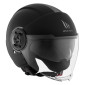 HELMET-OPEN FACE MT VIALE SV DUAL SCREEN- SOLID-MATT BLACK XS (ECE 22.06) 8434639172111