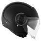 CASQUE JET MT VIALE SV S DOUBLE ECRANS UNI NOIR MAT XS (ECE 22.06) 8434639172111