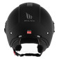 HELMET-OPEN FACE MT VIALE SV DUAL SCREEN- SOLID-MATT BLACK XS (ECE 22.06) 8434639172111