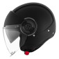 CASQUE JET MT VIALE SV S DOUBLE ECRANS UNI NOIR MAT XS (ECE 22.06) 8434639172111