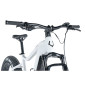 VELO ELECTRIQUE/VAE VTT FAT BIKE 26 LEADER FOX BRAGA 2024 BLANC 9V MOTEUR CENTRAL BAFANG M510 36V 95Nm BATTERIE 23,2Ah (18'' - H45,7cm - TAILLE M - POUR ADULTE DE 168cm à 178cm) 8592826042095