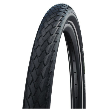 PNEU VTT URBAIN 29 x 2.15 SCHWALBE MARATHON GREEN NOIR TR (55-622) RENFORT FLANC REFLEX COMPATIBLE VAE 4026495916387