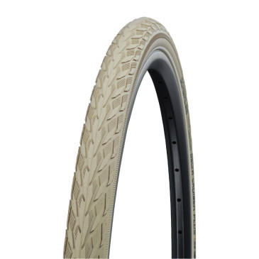 PNEU VTC URBAIN 700 X 35 SCHWALBE DELTA CRUISER PLUS CREME TR (37-622) RENFORT GREEN GUARD FLANC REFLEX 4026495855976