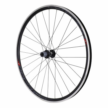 ROUE ROUTE PATIN BLOCAGE 700 VERSUS ARRIERE NOIR MOYEU REFLEX NOIR ROULEMENT CASSETTE TYPE SHIMANO 11/10/9V PROFIL 30MM 28 RAYONS ACIER NOIR JANTE 17C 3660429013462