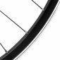 ROUE ROUTE PATIN BLOCAGE 700 VERSUS ARRIERE NOIR MOYEU REFLEX NOIR ROULEMENT CASSETTE TYPE SHIMANO 11/10/9V PROFIL 30MM 28 RAYONS ACIER NOIR JANTE 17C 3660429013462