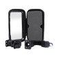 SMARTPHONE HOLDER - UNIVERSAL KIT WITH BRACKET ON HANDLEBAR or MIRROR LEG - Size XL (17 x 10 cm) -P2R- 3700948258811