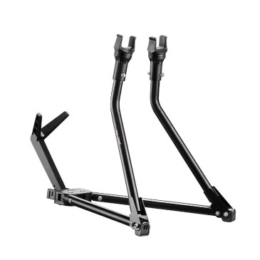 PRESENTOIR/SUPPORT 1 VELO IBERA EASY FIXATION SUR BASE CADRE ARRIERE COMPATIBLE 20"-27.5"-29"-700C NOIR - PLIABLE ET REGLABLE 4714102196733