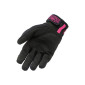 GLOVES " Summer" TUCANO MIKY LADY BLACK/FUCHSIA GRAPHIC -Euro 8 (M) (APPROVED EN 13594:2015-CE) (SCREEN TOUCH FUNCTION) 8026492146622