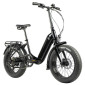 VELO ELECTRIQUE/VAE PLIANT FATBIKE 20 LEADER FOX CODY 2024 MIXTE NOIR 7V MOTEUR ROUE AR BAFANG 36V 80Nm BATTERIE 16Ah 8592826043726