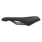 SELLE NEWTON ROUTE/VTT NOIR CONFORT AVEC TROU CENTRAL 269x140mm RAIL ACIER NOIR 3700948278376