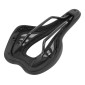 SELLE NEWTON ROUTE/VTT NOIR CONFORT AVEC TROU CENTRAL 269x140mm RAIL ACIER NOIR 3700948278376