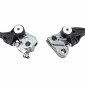 LEVIER DE FREIN/EMBRAYAGE MOTO OFF ROAD RETRACTABLE/PIVOT INCASSABLE HONDA 250 CRF R 2007>2023, 250 CRF RX 2019>2020, 450 CRF R 2007>2020, 450 CRF RX 2018>2020 NOIR (PAIRE) -POLISPORT- 5604415130113