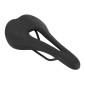 SELLE NEWTON ROUTE / GRAVEL NOIR MAD SAD2 AVEC TROU CENTRAL 276x154mm RAIL ACIER NOIR 3700948278369